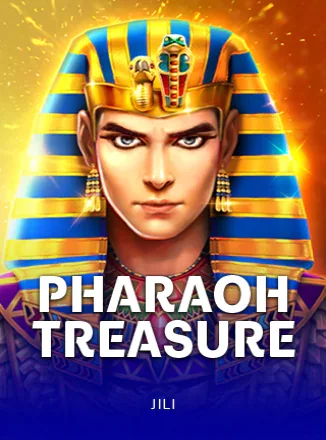 ภาพปกเกม Pharaoh Treasure ค่าย JILI (ฟาโรห์สวมหน้ากากทอง) ประกอบหัวข้อWild และ Scatter