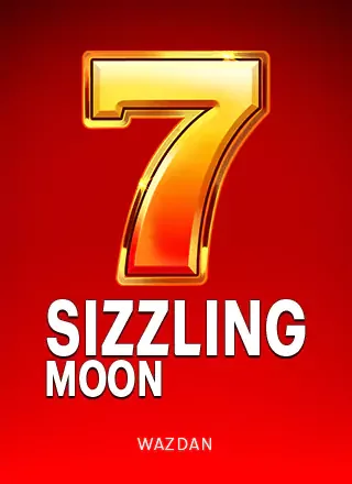 ภาพปกเกม Sizzling Moon ค่าย Wazdan (เลขเจ็ดสีทองบนพื้นแดง) ประกอบหัวข้อความถี่รอบโบนัส